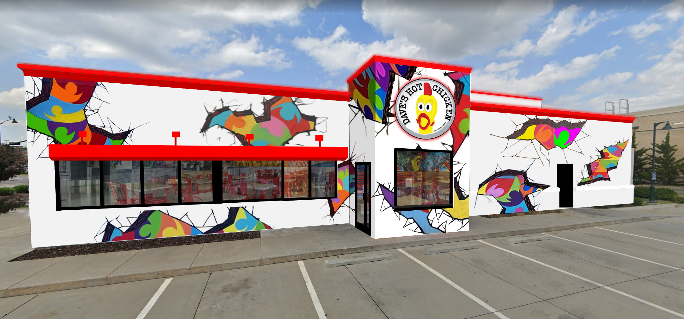 Manhattan storefront rendering